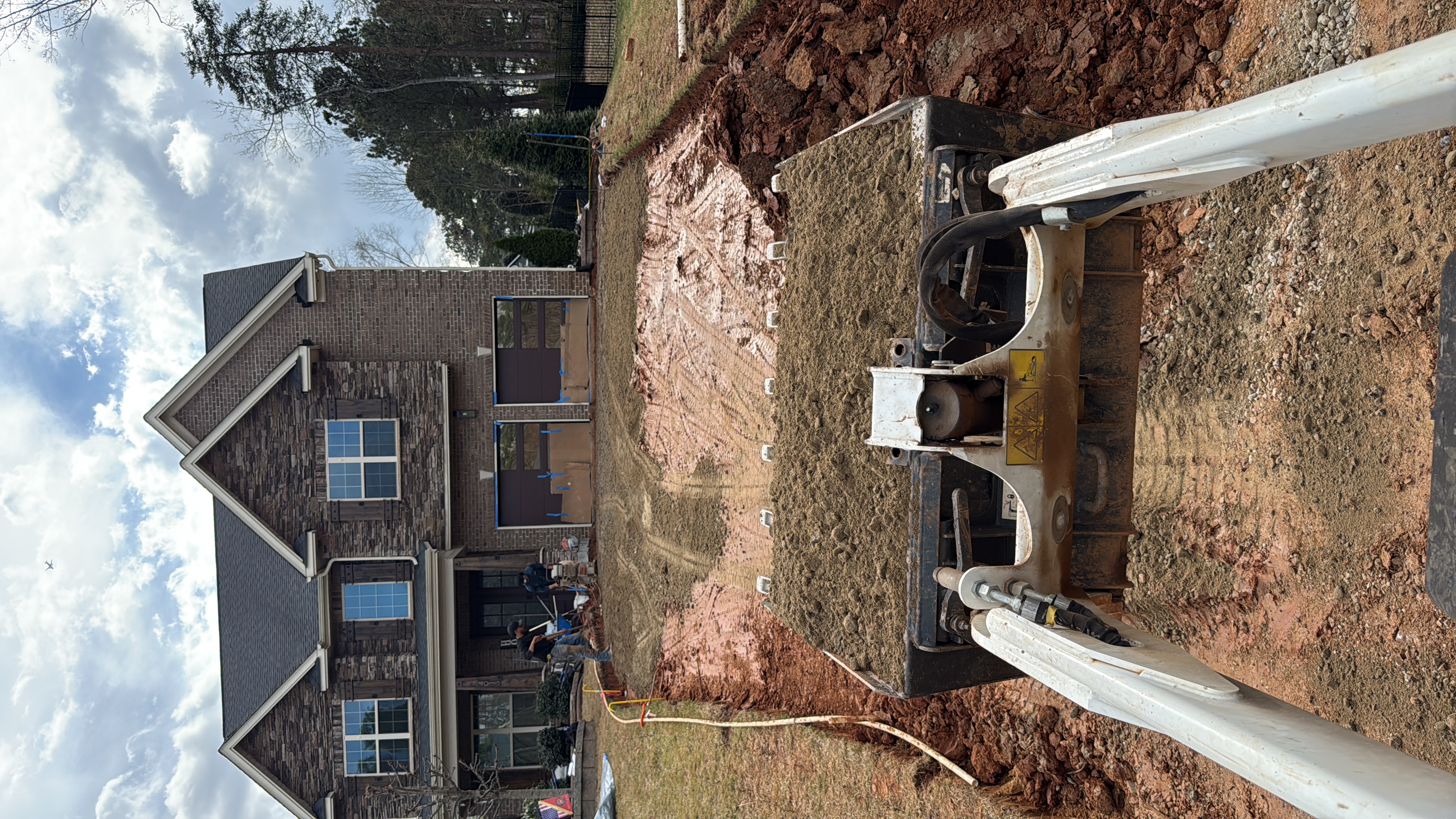 Graded and shaped yard